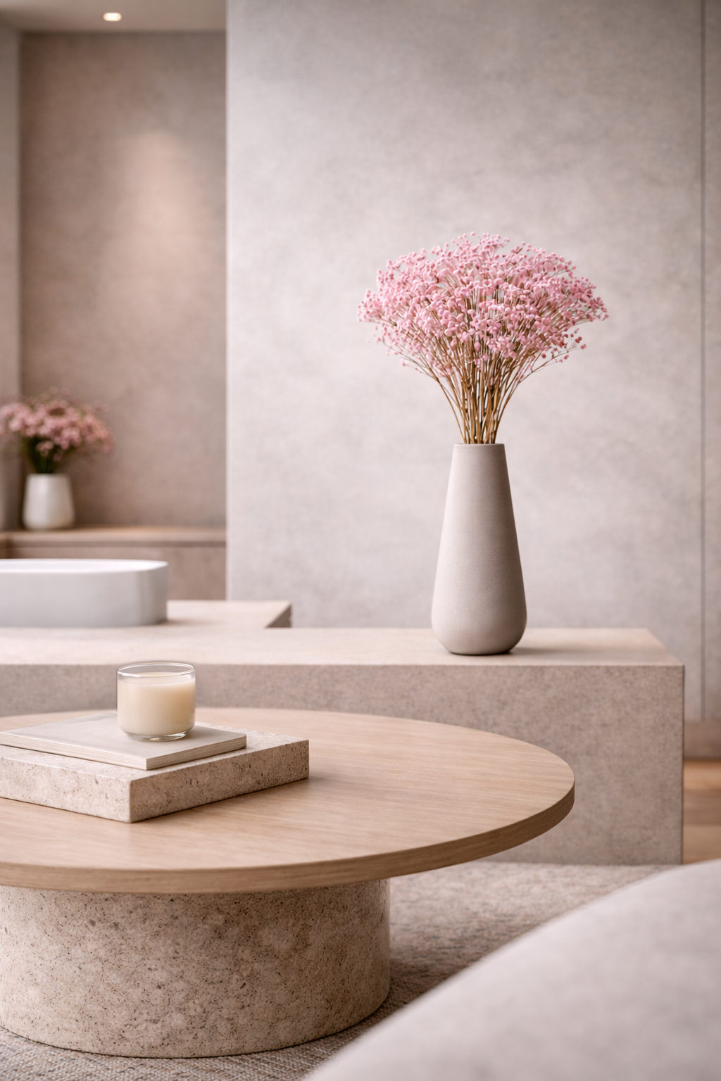 Preserved Gypsophila Surface Object 05 – Tall