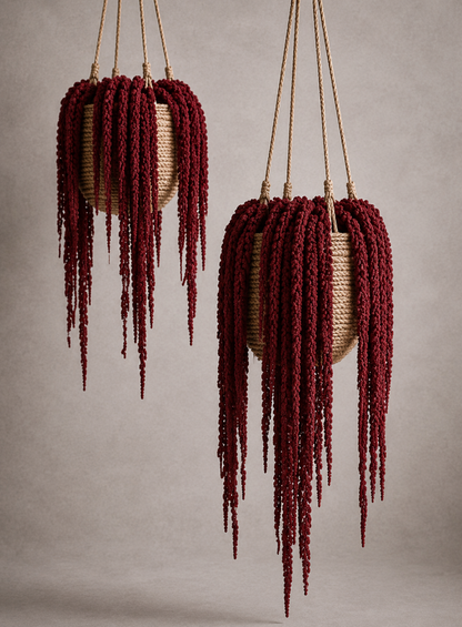 Preserved Hanging Amaranthus Spatial Statement 07