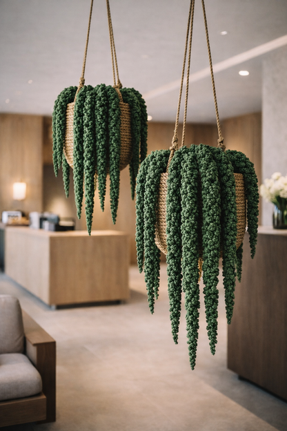 Preserved Hanging Amaranthus Spatial Statement 07