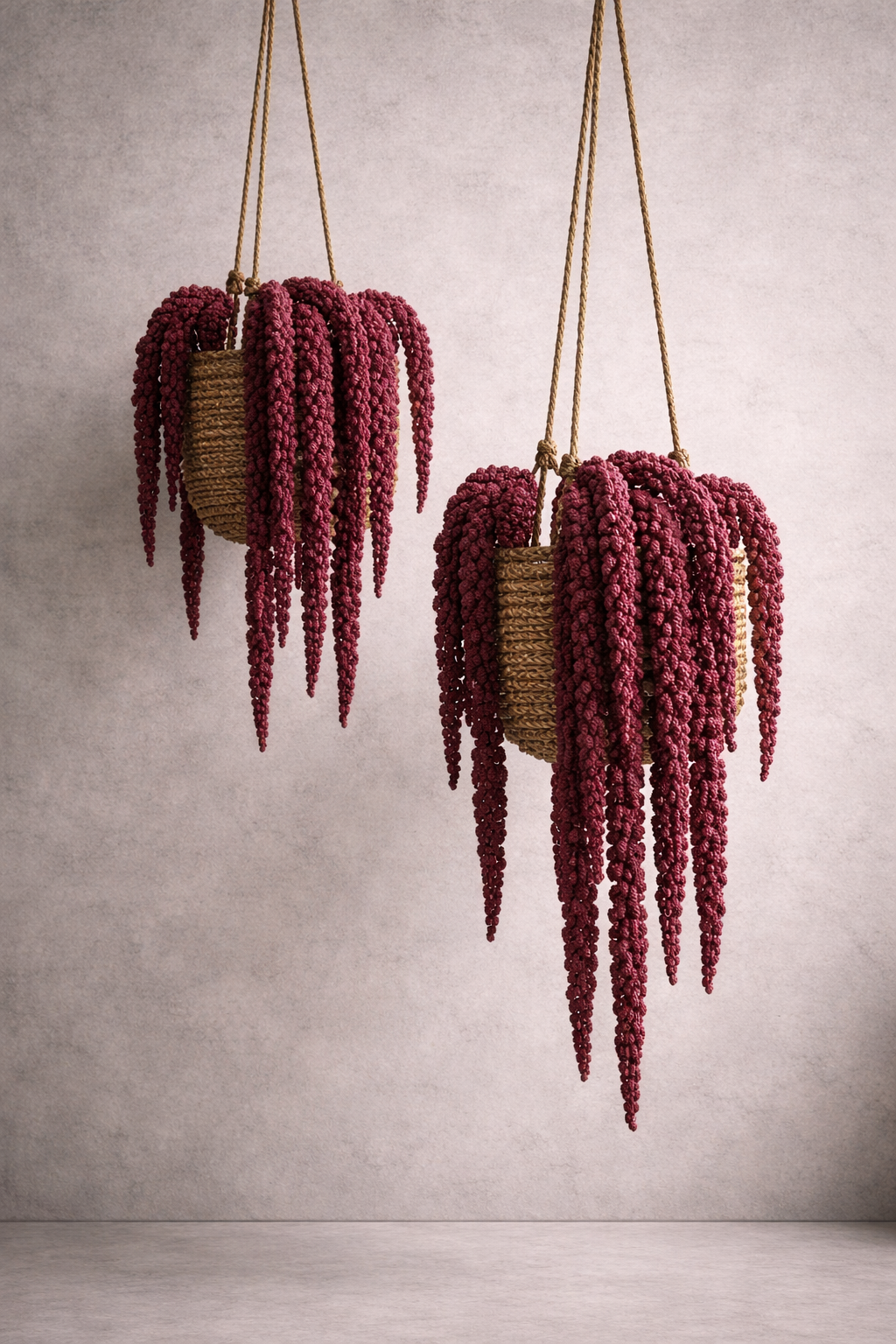 Preserved Hanging Amaranthus Spatial Statement 07