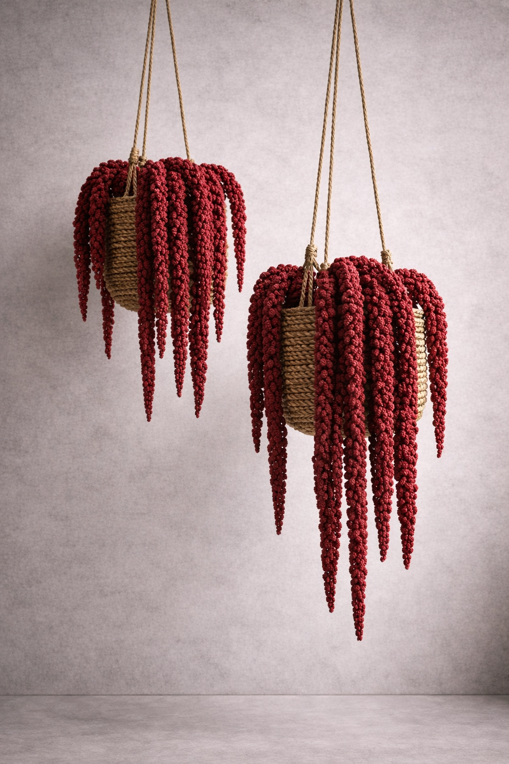 Preserved Hanging Amaranthus Spatial Statement 07