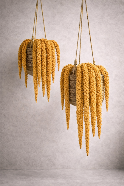 Preserved Hanging Amaranthus Spatial Statement 07