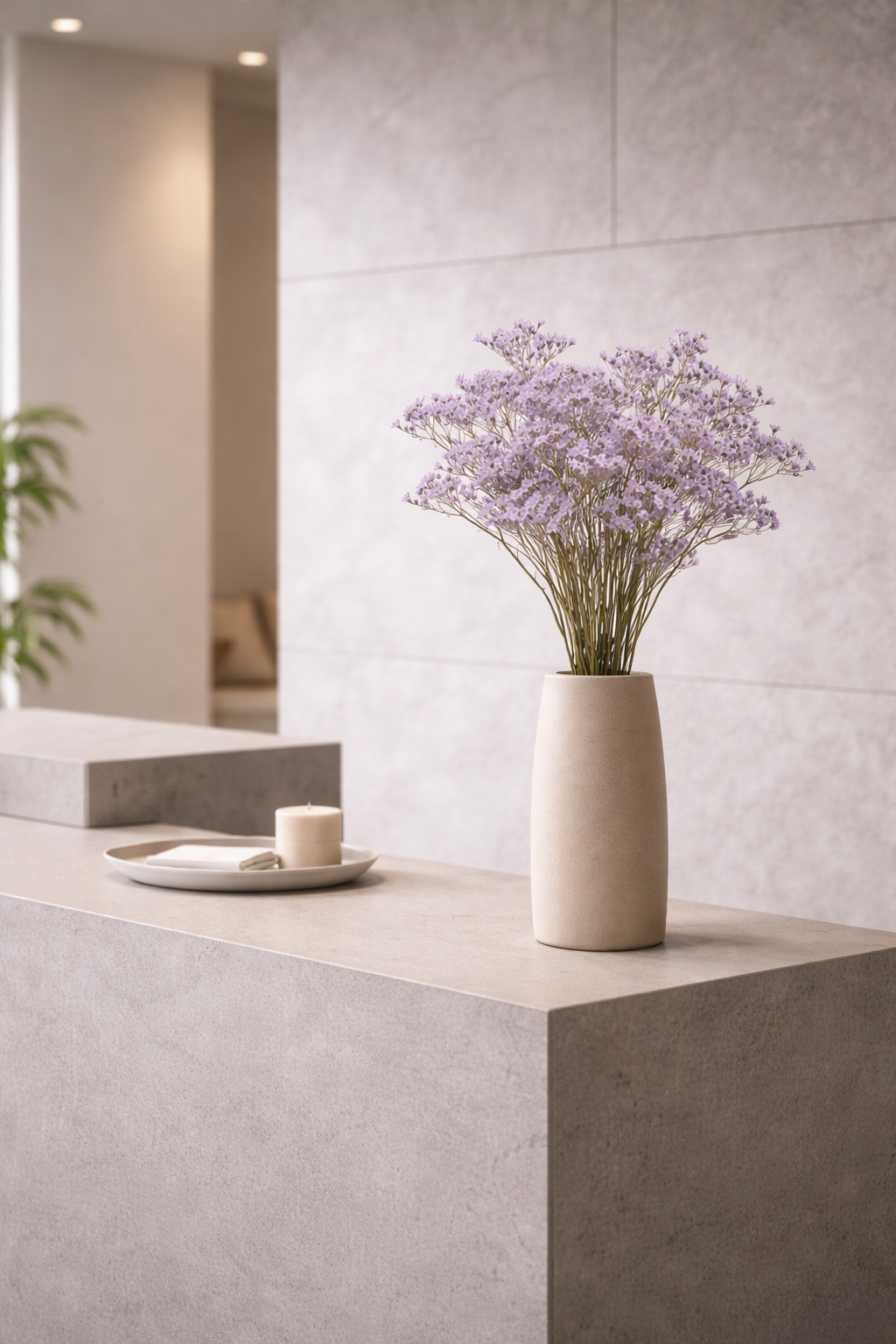 Preserved Limonium Surface Object 07 – Tall