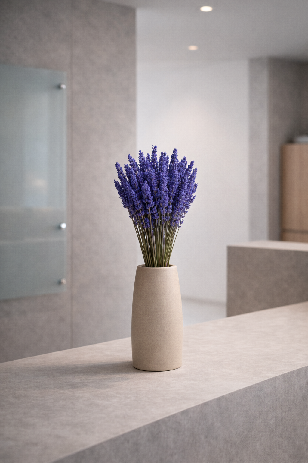 Preserved Lavender Surface Object 06 – Tall