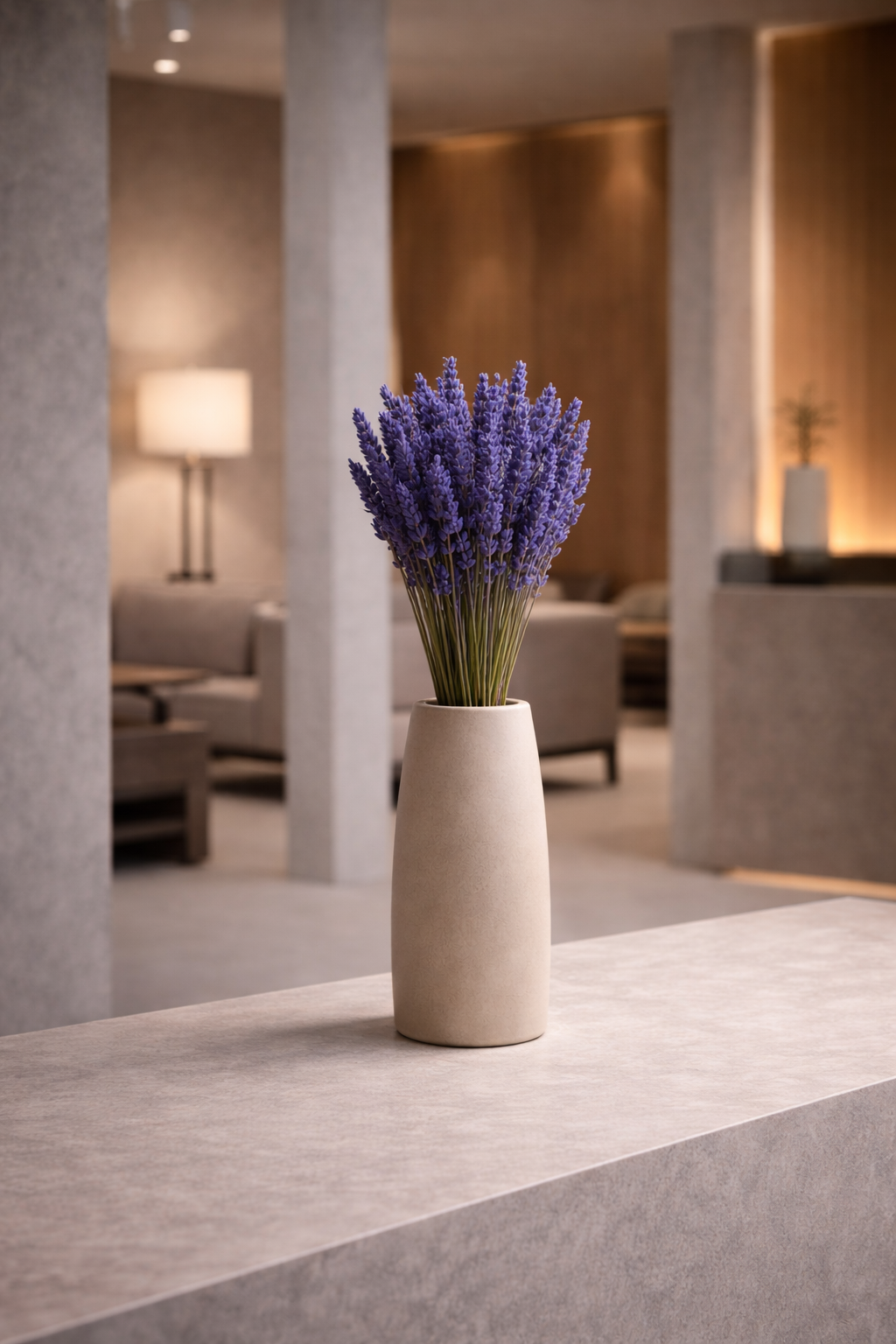 Preserved Lavender Surface Object 06 – Tall